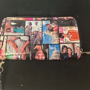 Michelle and Barack Obama Wristlet/Wallet